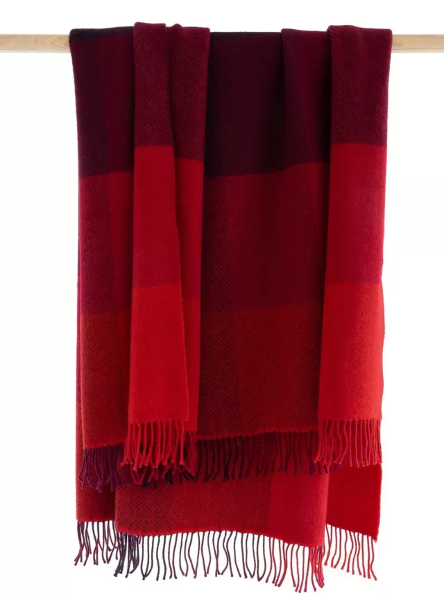 Sweater Shop Wool and Cashmere Throw Col.1441