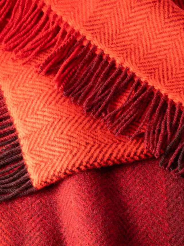 Sweater Shop Wool and Cashmere Throw Col.1441